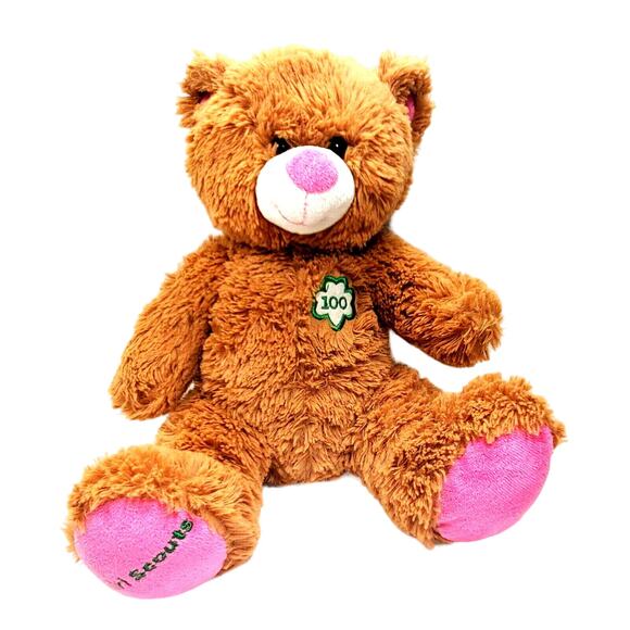 Build A Bear Girl Scout Cookies 100th Bear Celebration Collectible Plush 12" - Picture 1 of 10